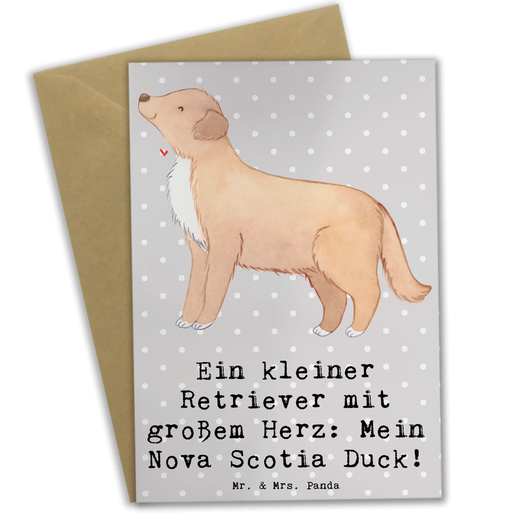 Grußkarte Nova Scotia Duck Herz Grußkarte, Klappkarte, Einladungskarte, Glückwunschkarte, Hochzeitskarte, Geburtstagskarte, Karte, Ansichtskarten, Hund, Hunderasse, Rassehund, Hundebesitzer, Geschenk, Tierfreund, Schenken, Welpe