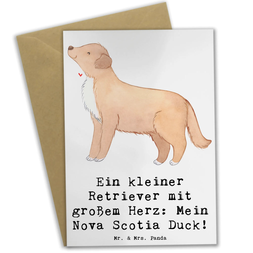 Grußkarte Nova Scotia Duck Herz Grußkarte, Klappkarte, Einladungskarte, Glückwunschkarte, Hochzeitskarte, Geburtstagskarte, Karte, Ansichtskarten, Hund, Hunderasse, Rassehund, Hundebesitzer, Geschenk, Tierfreund, Schenken, Welpe