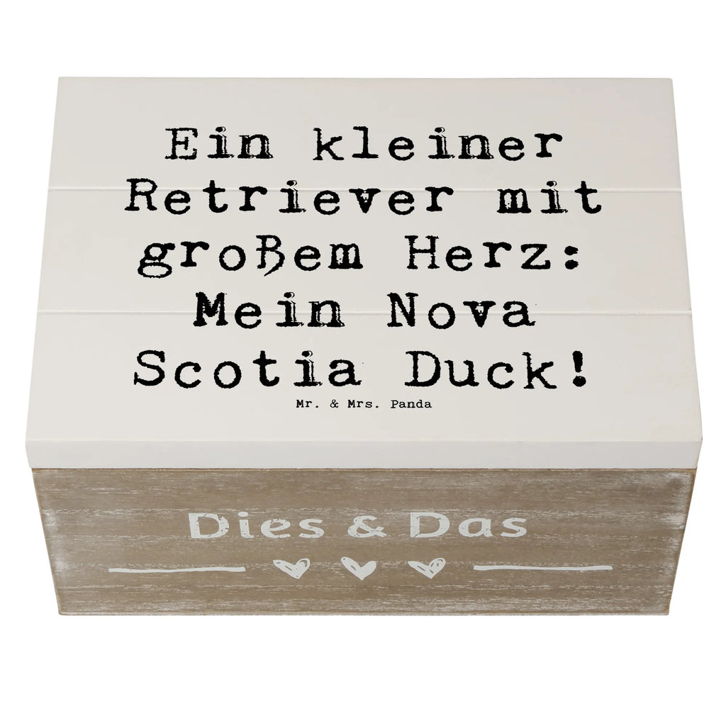 Holzkiste Spruch Nova Scotia Duck Herz Holzkiste, Kiste, Schatzkiste, Truhe, Schatulle, XXL, Erinnerungsbox, Erinnerungskiste, Dekokiste, Aufbewahrungsbox, Geschenkbox, Geschenkdose, Hund, Hunderasse, Rassehund, Hundebesitzer, Geschenk, Tierfreund, Schenken, Welpe