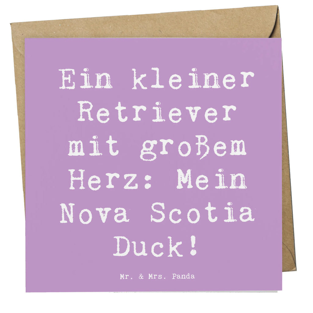 Deluxe Karte Spruch Nova Scotia Duck Herz Karte, Grußkarte, Klappkarte, Einladungskarte, Glückwunschkarte, Hochzeitskarte, Geburtstagskarte, Hochwertige Grußkarte, Hochwertige Klappkarte, Hund, Hunderasse, Rassehund, Hundebesitzer, Geschenk, Tierfreund, Schenken, Welpe