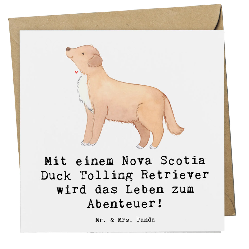 Deluxe Karte Nova Scotia Duck Abenteuer Karte, Grußkarte, Klappkarte, Einladungskarte, Glückwunschkarte, Hochzeitskarte, Geburtstagskarte, Hochwertige Grußkarte, Hochwertige Klappkarte, Hund, Hunderasse, Rassehund, Hundebesitzer, Geschenk, Tierfreund, Schenken, Welpe