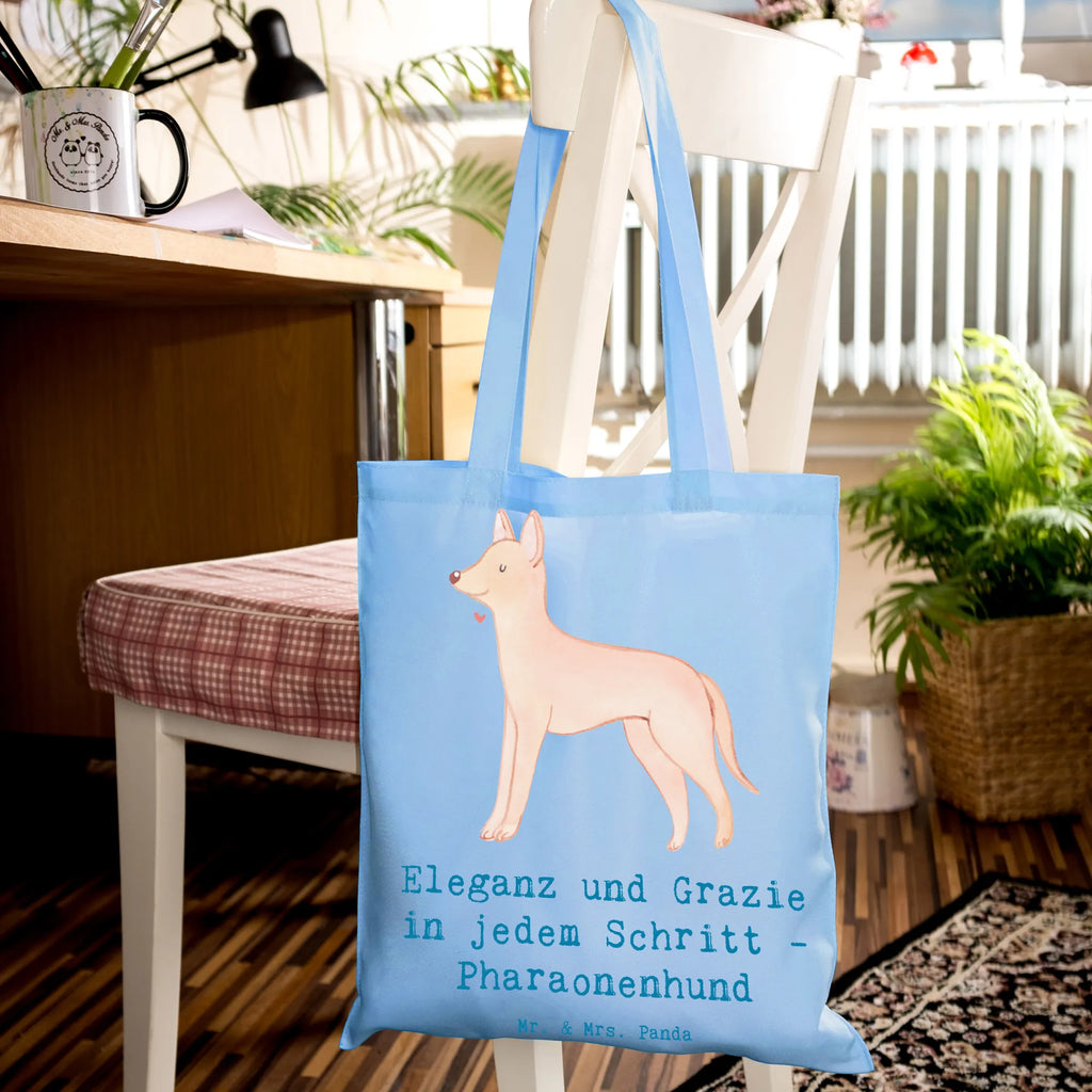 Tragetasche Eleganter Pharaonenhund Beuteltasche, Beutel, Einkaufstasche, Jutebeutel, Stoffbeutel, Tasche, Shopper, Umhängetasche, Strandtasche, Schultertasche, Stofftasche, Tragetasche, Badetasche, Jutetasche, Einkaufstüte, Laptoptasche, Hund, Hunderasse, Rassehund, Hundebesitzer, Geschenk, Tierfreund, Schenken, Welpe