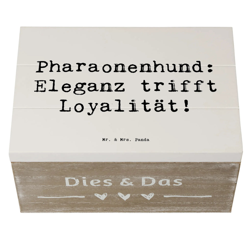 Holzkiste Spruch Pharaonenhund Eleganz Holzkiste, Kiste, Schatzkiste, Truhe, Schatulle, XXL, Erinnerungsbox, Erinnerungskiste, Dekokiste, Aufbewahrungsbox, Geschenkbox, Geschenkdose, Hund, Hunderasse, Rassehund, Hundebesitzer, Geschenk, Tierfreund, Schenken, Welpe