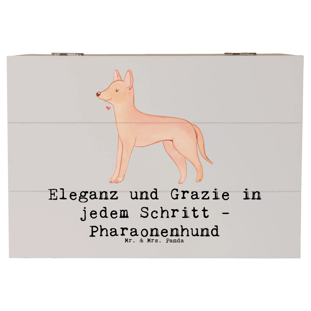 Holzkiste Eleganter Pharaonenhund Holzkiste, Kiste, Schatzkiste, Truhe, Schatulle, XXL, Erinnerungsbox, Erinnerungskiste, Dekokiste, Aufbewahrungsbox, Geschenkbox, Geschenkdose, Hund, Hunderasse, Rassehund, Hundebesitzer, Geschenk, Tierfreund, Schenken, Welpe