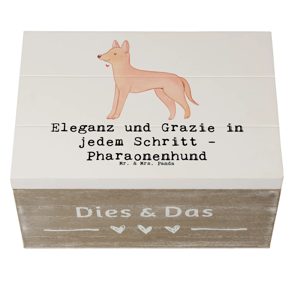 Holzkiste Eleganter Pharaonenhund Holzkiste, Kiste, Schatzkiste, Truhe, Schatulle, XXL, Erinnerungsbox, Erinnerungskiste, Dekokiste, Aufbewahrungsbox, Geschenkbox, Geschenkdose, Hund, Hunderasse, Rassehund, Hundebesitzer, Geschenk, Tierfreund, Schenken, Welpe