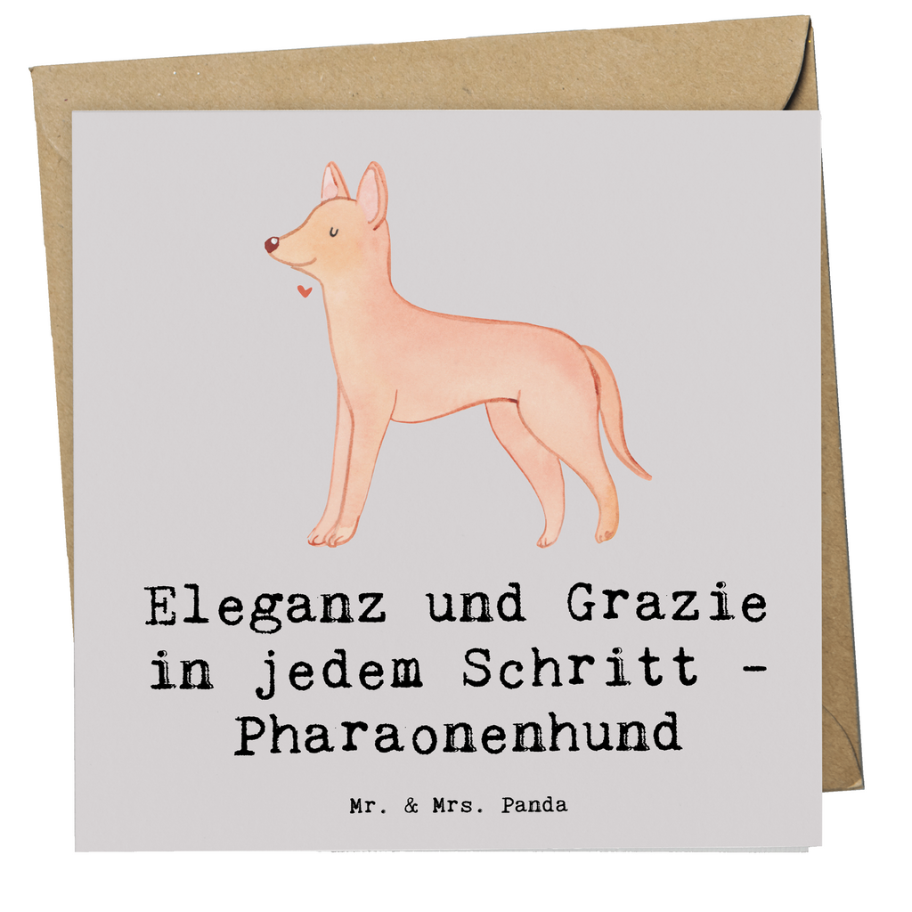 Deluxe Karte Eleganter Pharaonenhund Karte, Grußkarte, Klappkarte, Einladungskarte, Glückwunschkarte, Hochzeitskarte, Geburtstagskarte, Hochwertige Grußkarte, Hochwertige Klappkarte, Hund, Hunderasse, Rassehund, Hundebesitzer, Geschenk, Tierfreund, Schenken, Welpe