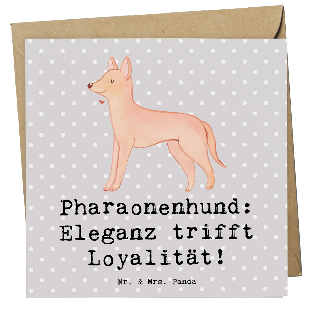 Deluxe Karte Pharaonenhund Eleganz Karte, Grußkarte, Klappkarte, Einladungskarte, Glückwunschkarte, Hochzeitskarte, Geburtstagskarte, Hochwertige Grußkarte, Hochwertige Klappkarte, Hund, Hunderasse, Rassehund, Hundebesitzer, Geschenk, Tierfreund, Schenken, Welpe