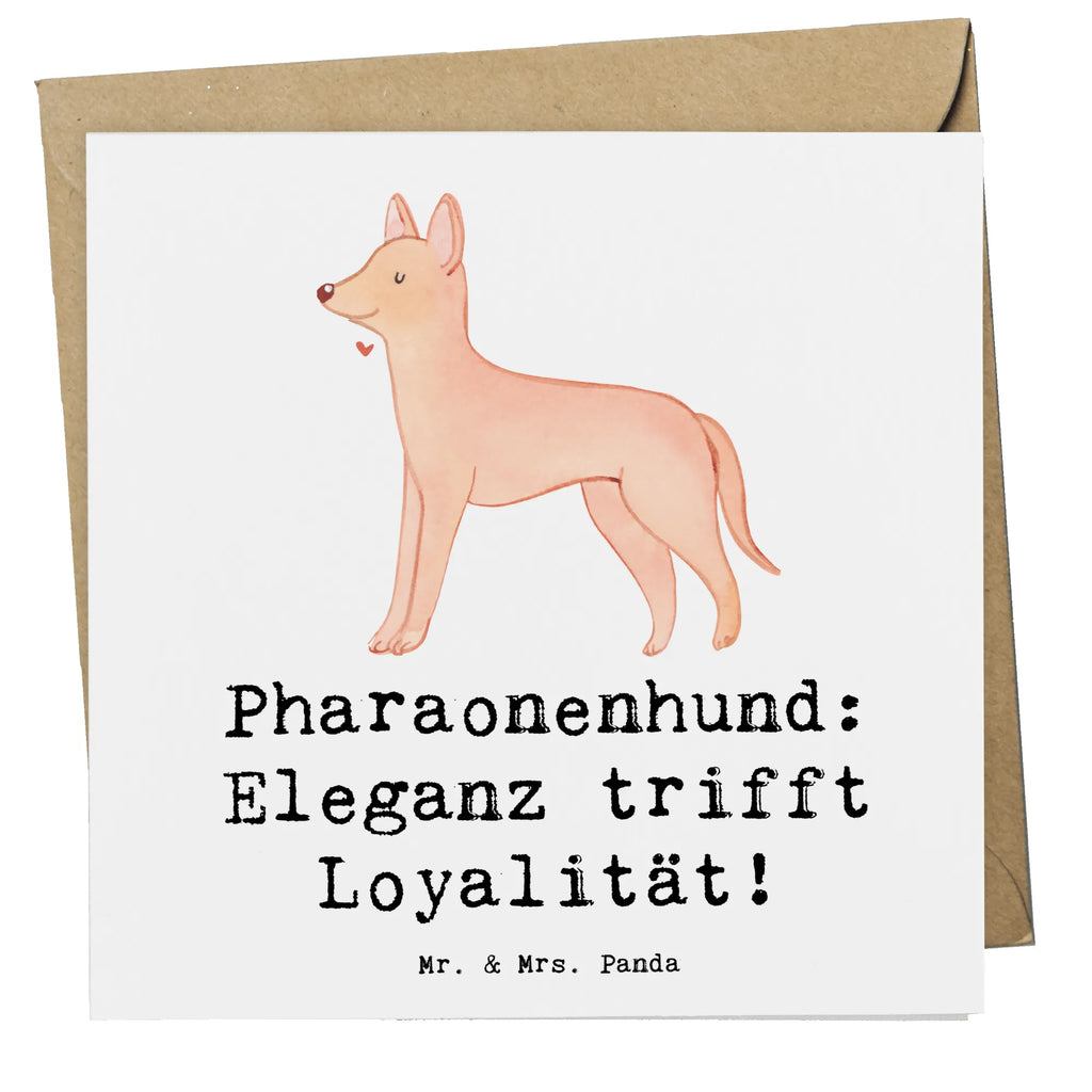 Deluxe Karte Pharaonenhund Eleganz Karte, Grußkarte, Klappkarte, Einladungskarte, Glückwunschkarte, Hochzeitskarte, Geburtstagskarte, Hochwertige Grußkarte, Hochwertige Klappkarte, Hund, Hunderasse, Rassehund, Hundebesitzer, Geschenk, Tierfreund, Schenken, Welpe