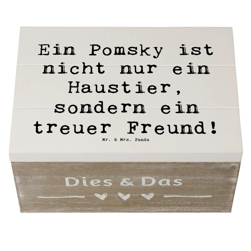 Holzkiste Spruch Pomsky Freund Holzkiste, Kiste, Schatzkiste, Truhe, Schatulle, XXL, Erinnerungsbox, Erinnerungskiste, Dekokiste, Aufbewahrungsbox, Geschenkbox, Geschenkdose, Hund, Hunderasse, Rassehund, Hundebesitzer, Geschenk, Tierfreund, Schenken, Welpe