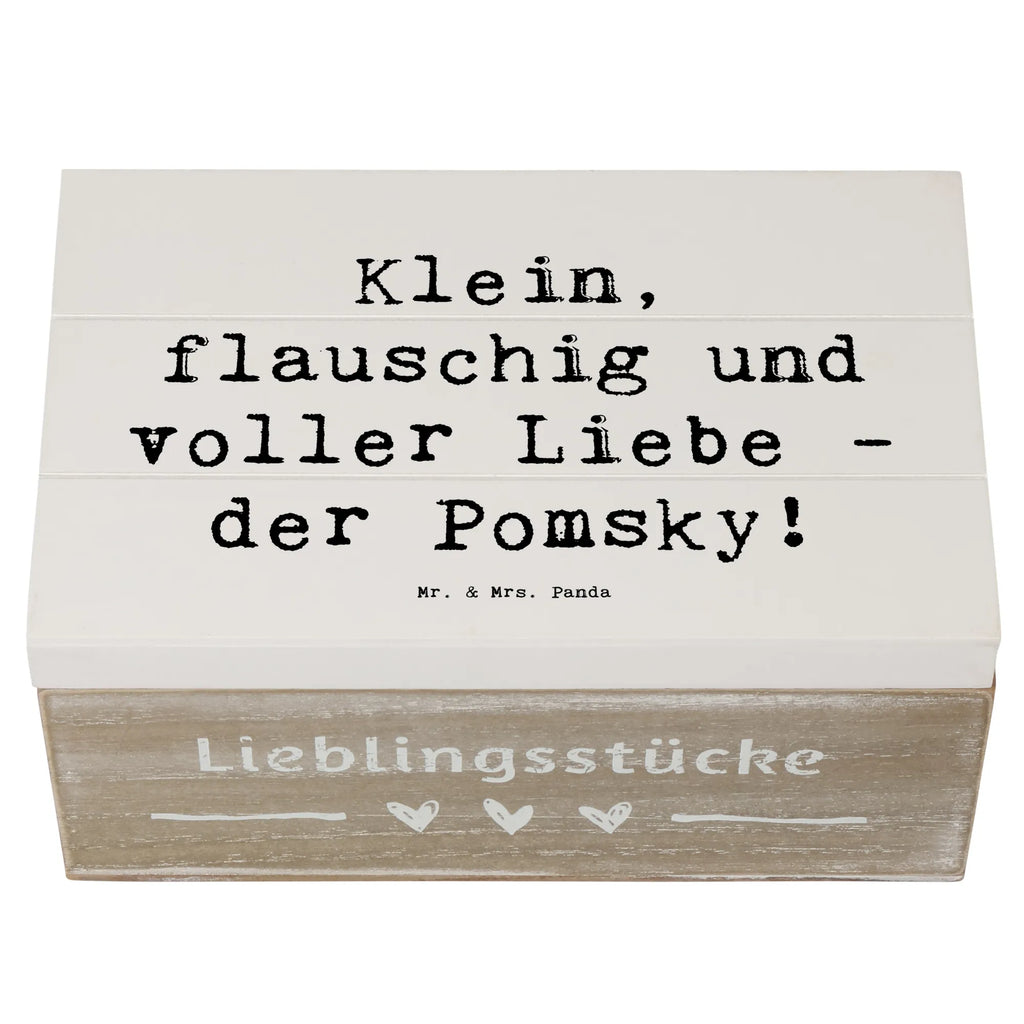 Holzkiste Spruch Flauschiger Pomsky Holzkiste, Kiste, Schatzkiste, Truhe, Schatulle, XXL, Erinnerungsbox, Erinnerungskiste, Dekokiste, Aufbewahrungsbox, Geschenkbox, Geschenkdose, Hund, Hunderasse, Rassehund, Hundebesitzer, Geschenk, Tierfreund, Schenken, Welpe