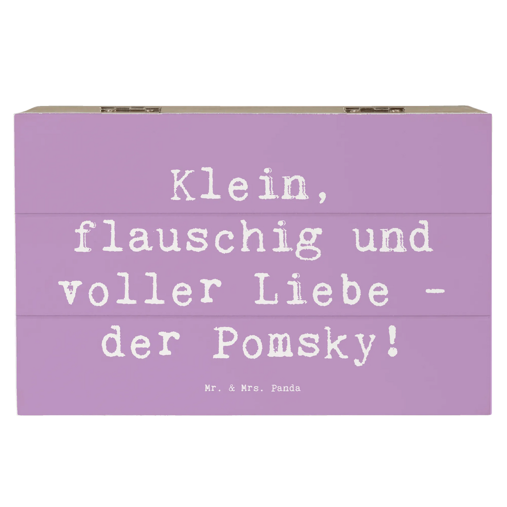 Holzkiste Spruch Flauschiger Pomsky Holzkiste, Kiste, Schatzkiste, Truhe, Schatulle, XXL, Erinnerungsbox, Erinnerungskiste, Dekokiste, Aufbewahrungsbox, Geschenkbox, Geschenkdose, Hund, Hunderasse, Rassehund, Hundebesitzer, Geschenk, Tierfreund, Schenken, Welpe