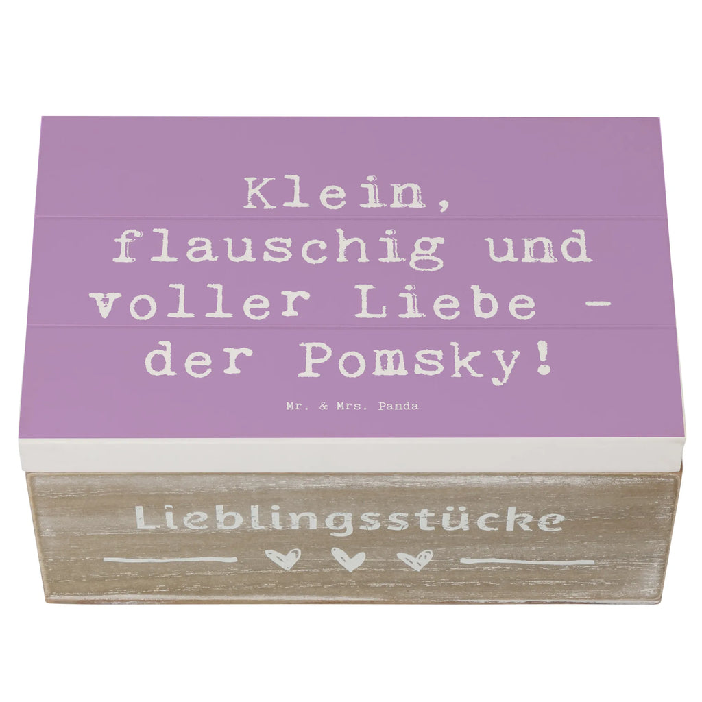 Holzkiste Spruch Flauschiger Pomsky Holzkiste, Kiste, Schatzkiste, Truhe, Schatulle, XXL, Erinnerungsbox, Erinnerungskiste, Dekokiste, Aufbewahrungsbox, Geschenkbox, Geschenkdose, Hund, Hunderasse, Rassehund, Hundebesitzer, Geschenk, Tierfreund, Schenken, Welpe