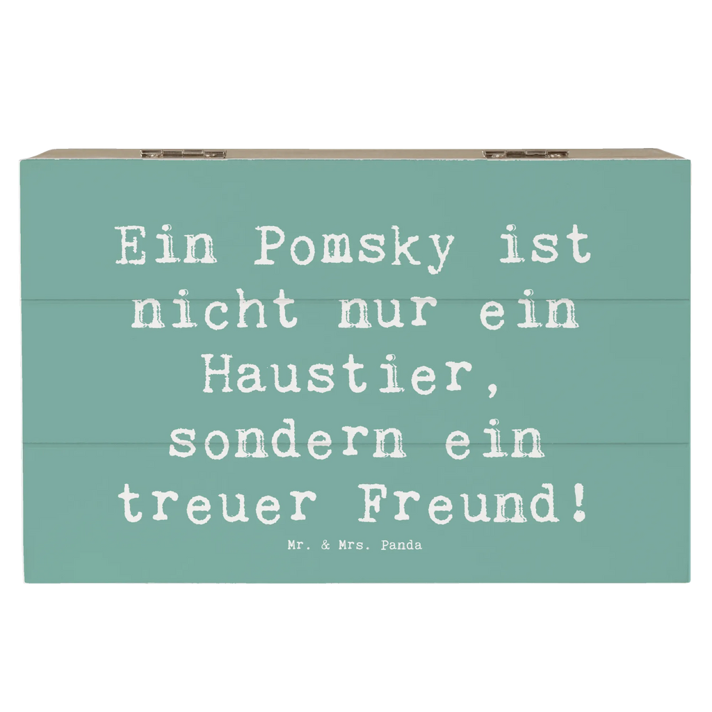 Holzkiste Spruch Pomsky Freund Holzkiste, Kiste, Schatzkiste, Truhe, Schatulle, XXL, Erinnerungsbox, Erinnerungskiste, Dekokiste, Aufbewahrungsbox, Geschenkbox, Geschenkdose, Hund, Hunderasse, Rassehund, Hundebesitzer, Geschenk, Tierfreund, Schenken, Welpe