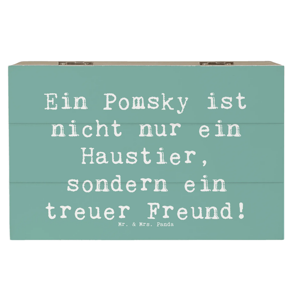 Holzkiste Spruch Pomsky Freund Holzkiste, Kiste, Schatzkiste, Truhe, Schatulle, XXL, Erinnerungsbox, Erinnerungskiste, Dekokiste, Aufbewahrungsbox, Geschenkbox, Geschenkdose, Hund, Hunderasse, Rassehund, Hundebesitzer, Geschenk, Tierfreund, Schenken, Welpe