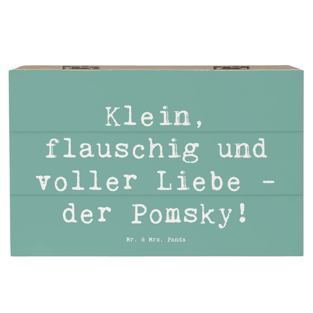 Holzkiste Spruch Flauschiger Pomsky Holzkiste, Kiste, Schatzkiste, Truhe, Schatulle, XXL, Erinnerungsbox, Erinnerungskiste, Dekokiste, Aufbewahrungsbox, Geschenkbox, Geschenkdose, Hund, Hunderasse, Rassehund, Hundebesitzer, Geschenk, Tierfreund, Schenken, Welpe