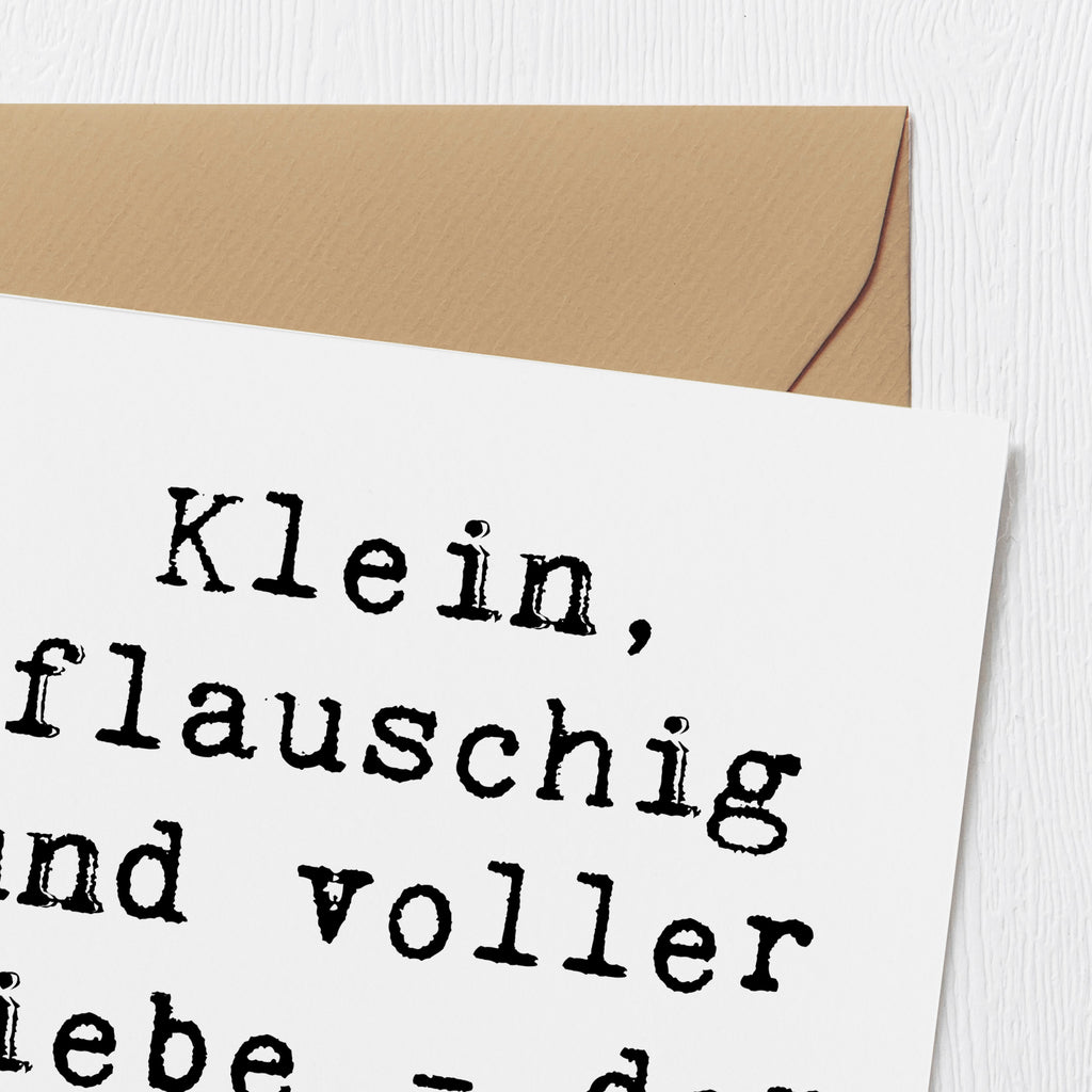 Deluxe Karte Spruch Flauschiger Pomsky Karte, Grußkarte, Klappkarte, Einladungskarte, Glückwunschkarte, Hochzeitskarte, Geburtstagskarte, Hochwertige Grußkarte, Hochwertige Klappkarte, Hund, Hunderasse, Rassehund, Hundebesitzer, Geschenk, Tierfreund, Schenken, Welpe