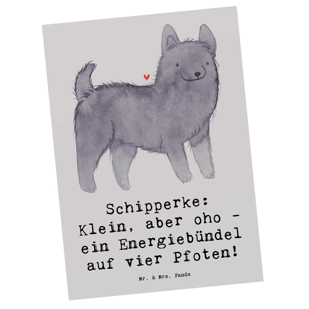 Postkarte Schipperke Energie Postkarte, Karte, Geschenkkarte, Grußkarte, Einladung, Ansichtskarte, Geburtstagskarte, Einladungskarte, Dankeskarte, Ansichtskarten, Einladung Geburtstag, Einladungskarten Geburtstag, Hund, Hunderasse, Rassehund, Hundebesitzer, Geschenk, Tierfreund, Schenken, Welpe