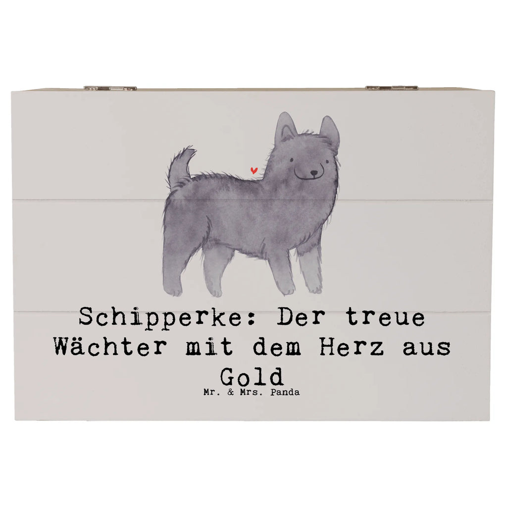 Holzkiste Schipperke Wächterherz Holzkiste, Kiste, Schatzkiste, Truhe, Schatulle, XXL, Erinnerungsbox, Erinnerungskiste, Dekokiste, Aufbewahrungsbox, Geschenkbox, Geschenkdose, Hund, Hunderasse, Rassehund, Hundebesitzer, Geschenk, Tierfreund, Schenken, Welpe