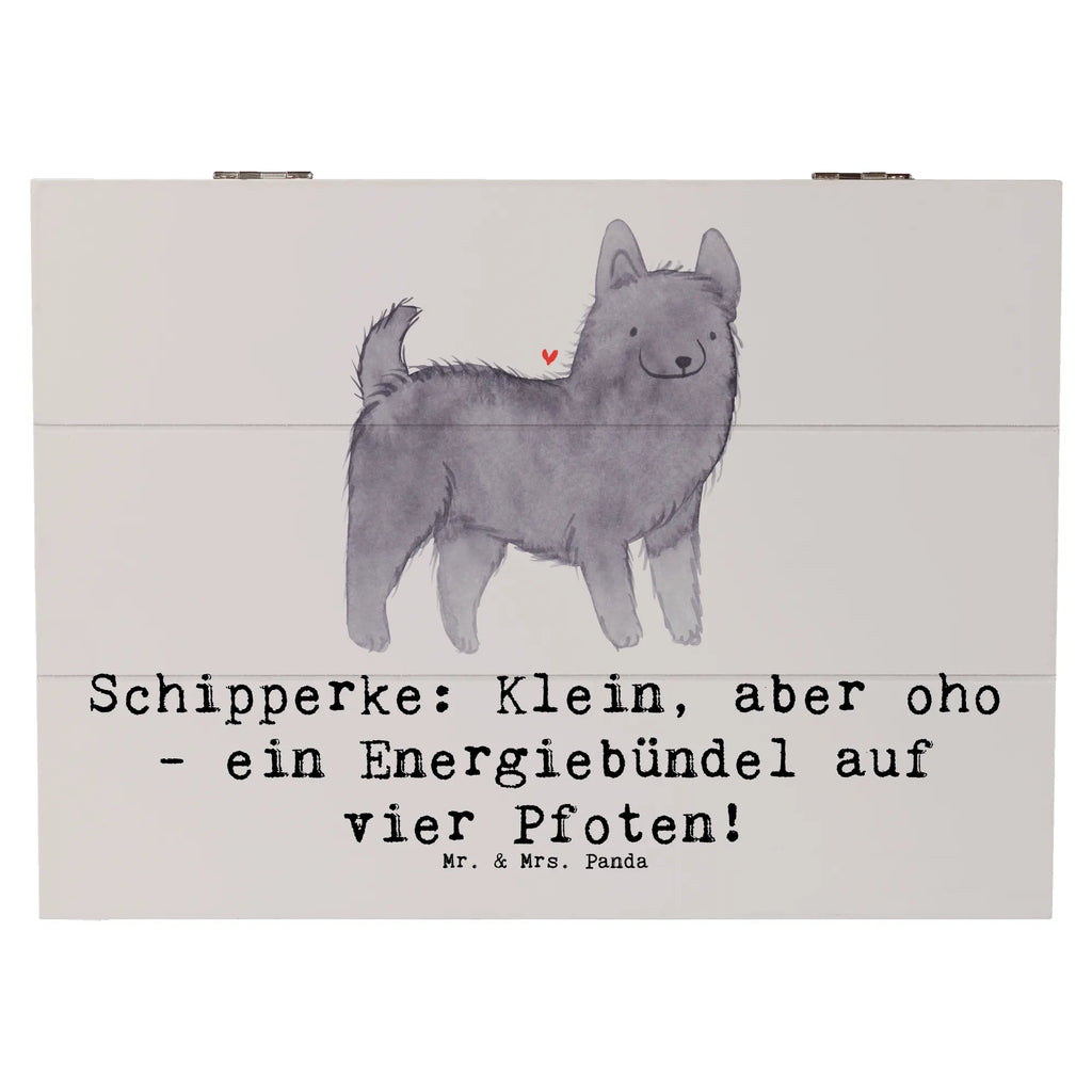 Holzkiste Schipperke Energie Holzkiste, Kiste, Schatzkiste, Truhe, Schatulle, XXL, Erinnerungsbox, Erinnerungskiste, Dekokiste, Aufbewahrungsbox, Geschenkbox, Geschenkdose, Hund, Hunderasse, Rassehund, Hundebesitzer, Geschenk, Tierfreund, Schenken, Welpe