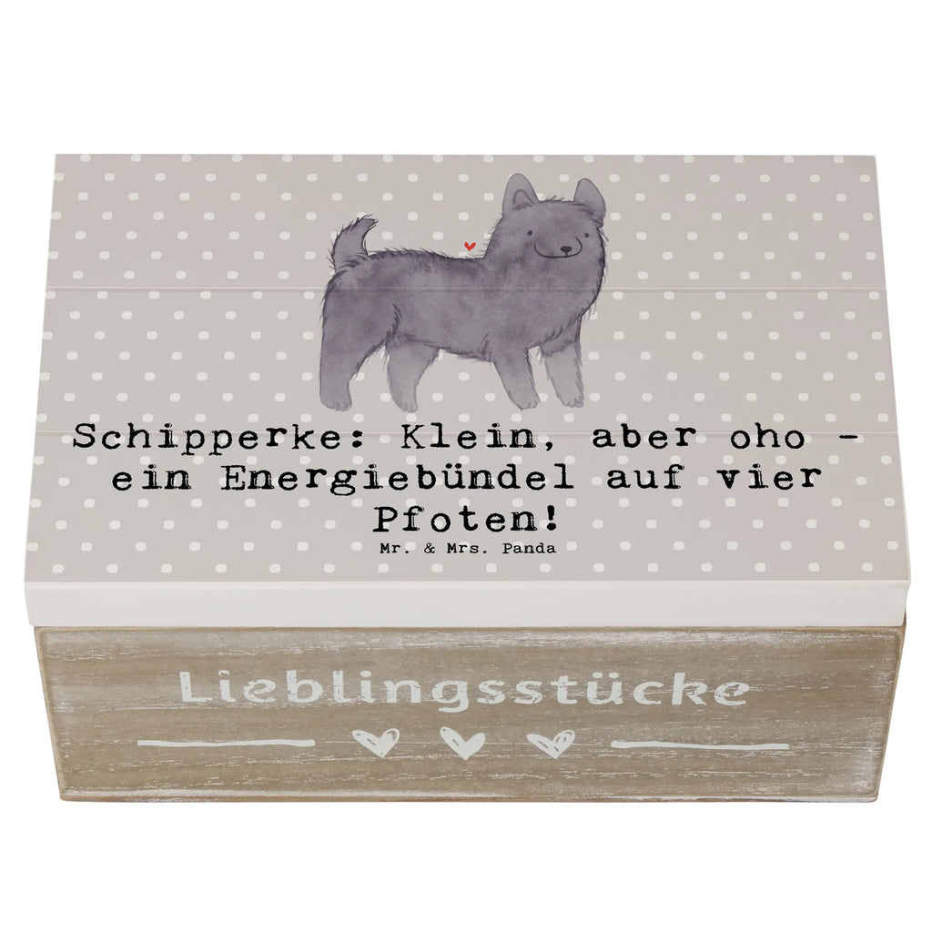 Holzkiste Schipperke Energie Holzkiste, Kiste, Schatzkiste, Truhe, Schatulle, XXL, Erinnerungsbox, Erinnerungskiste, Dekokiste, Aufbewahrungsbox, Geschenkbox, Geschenkdose, Hund, Hunderasse, Rassehund, Hundebesitzer, Geschenk, Tierfreund, Schenken, Welpe