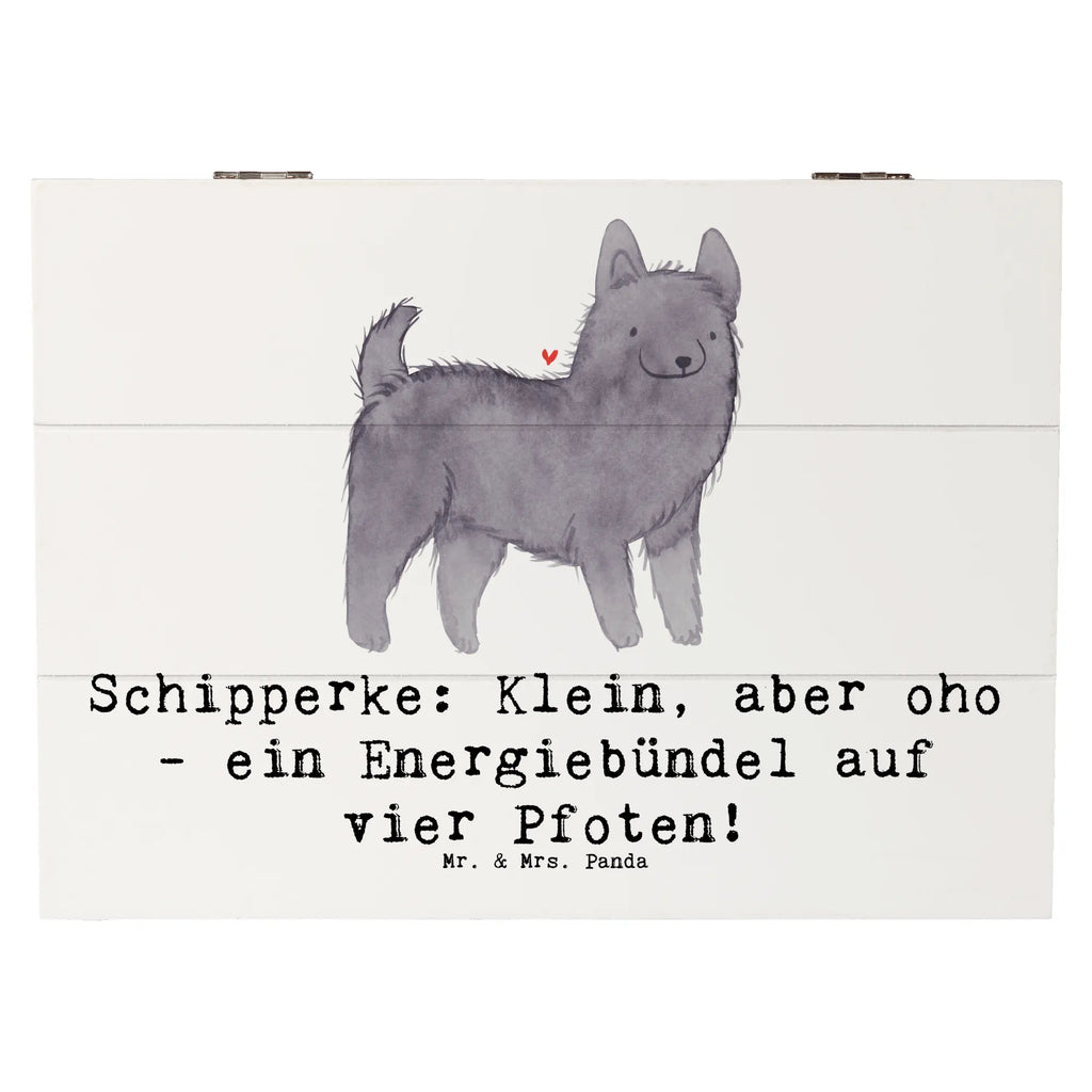 Holzkiste Schipperke Energie Holzkiste, Kiste, Schatzkiste, Truhe, Schatulle, XXL, Erinnerungsbox, Erinnerungskiste, Dekokiste, Aufbewahrungsbox, Geschenkbox, Geschenkdose, Hund, Hunderasse, Rassehund, Hundebesitzer, Geschenk, Tierfreund, Schenken, Welpe