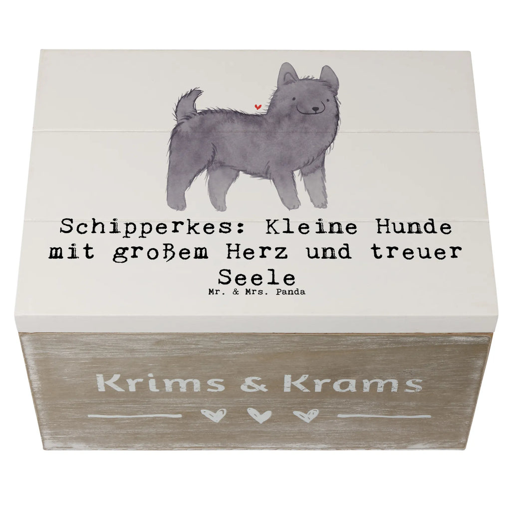 Holzkiste Schipperkes Herz Holzkiste, Kiste, Schatzkiste, Truhe, Schatulle, XXL, Erinnerungsbox, Erinnerungskiste, Dekokiste, Aufbewahrungsbox, Geschenkbox, Geschenkdose, Hund, Hunderasse, Rassehund, Hundebesitzer, Geschenk, Tierfreund, Schenken, Welpe