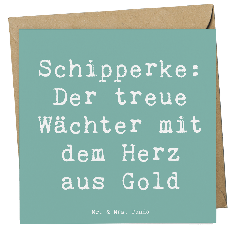 Deluxe Karte Spruch Schipperke Wächterherz Karte, Grußkarte, Klappkarte, Einladungskarte, Glückwunschkarte, Hochzeitskarte, Geburtstagskarte, Hochwertige Grußkarte, Hochwertige Klappkarte, Hund, Hunderasse, Rassehund, Hundebesitzer, Geschenk, Tierfreund, Schenken, Welpe