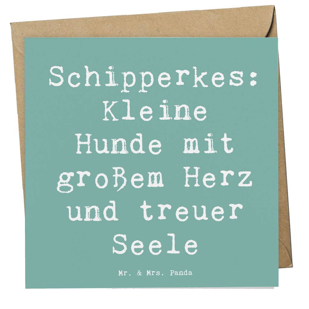 Deluxe Karte Spruch Schipperkes Herz Karte, Grußkarte, Klappkarte, Einladungskarte, Glückwunschkarte, Hochzeitskarte, Geburtstagskarte, Hochwertige Grußkarte, Hochwertige Klappkarte, Hund, Hunderasse, Rassehund, Hundebesitzer, Geschenk, Tierfreund, Schenken, Welpe