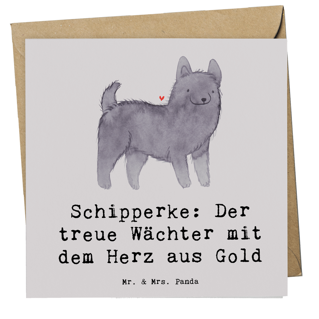 Deluxe Karte Schipperke Wächterherz Karte, Grußkarte, Klappkarte, Einladungskarte, Glückwunschkarte, Hochzeitskarte, Geburtstagskarte, Hochwertige Grußkarte, Hochwertige Klappkarte, Hund, Hunderasse, Rassehund, Hundebesitzer, Geschenk, Tierfreund, Schenken, Welpe