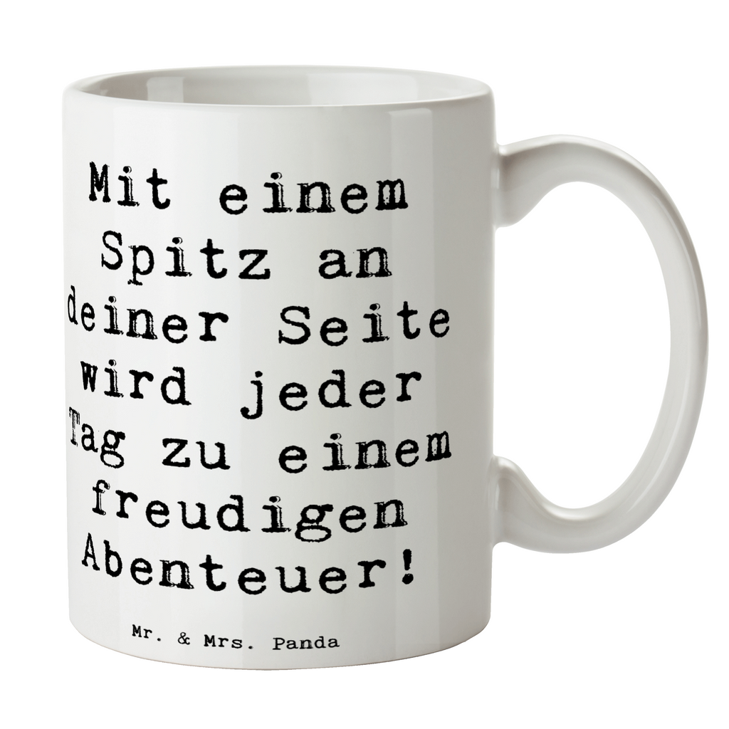 Tasse Spruch Freudiger Spitz Tasse, Kaffeetasse, Teetasse, Becher, Kaffeebecher, Teebecher, Keramiktasse, Porzellantasse, Büro Tasse, Geschenk Tasse, Tasse Sprüche, Tasse Motive, Kaffeetassen, Tasse bedrucken, Designer Tasse, Cappuccino Tassen, Schöne Teetassen, Hund, Hunderasse, Rassehund, Hundebesitzer, Geschenk, Tierfreund, Schenken, Welpe