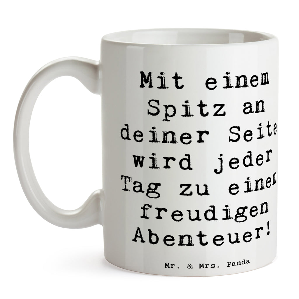 Tasse Spruch Freudiger Spitz Tasse, Kaffeetasse, Teetasse, Becher, Kaffeebecher, Teebecher, Keramiktasse, Porzellantasse, Büro Tasse, Geschenk Tasse, Tasse Sprüche, Tasse Motive, Kaffeetassen, Tasse bedrucken, Designer Tasse, Cappuccino Tassen, Schöne Teetassen, Hund, Hunderasse, Rassehund, Hundebesitzer, Geschenk, Tierfreund, Schenken, Welpe