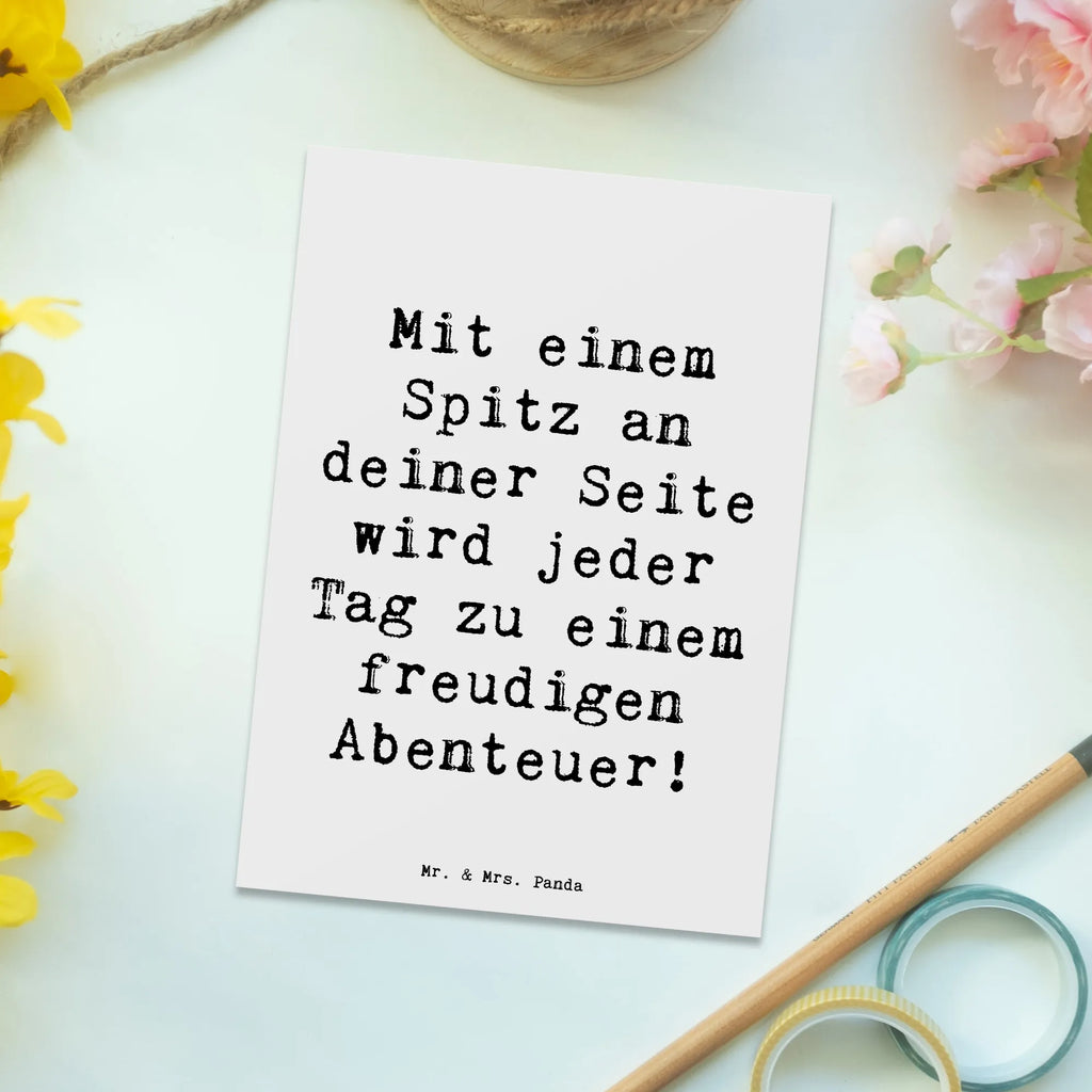 Postkarte Spruch Freudiger Spitz Postkarte, Karte, Geschenkkarte, Grußkarte, Einladung, Ansichtskarte, Geburtstagskarte, Einladungskarte, Dankeskarte, Ansichtskarten, Einladung Geburtstag, Einladungskarten Geburtstag, Hund, Hunderasse, Rassehund, Hundebesitzer, Geschenk, Tierfreund, Schenken, Welpe