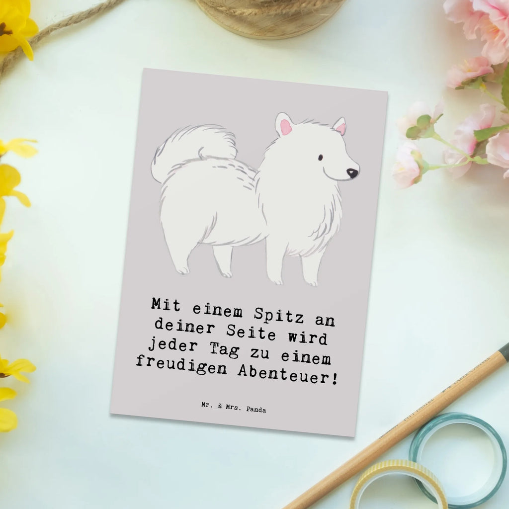 Postkarte Freudiger Spitz Postkarte, Karte, Geschenkkarte, Grußkarte, Einladung, Ansichtskarte, Geburtstagskarte, Einladungskarte, Dankeskarte, Ansichtskarten, Einladung Geburtstag, Einladungskarten Geburtstag, Hund, Hunderasse, Rassehund, Hundebesitzer, Geschenk, Tierfreund, Schenken, Welpe