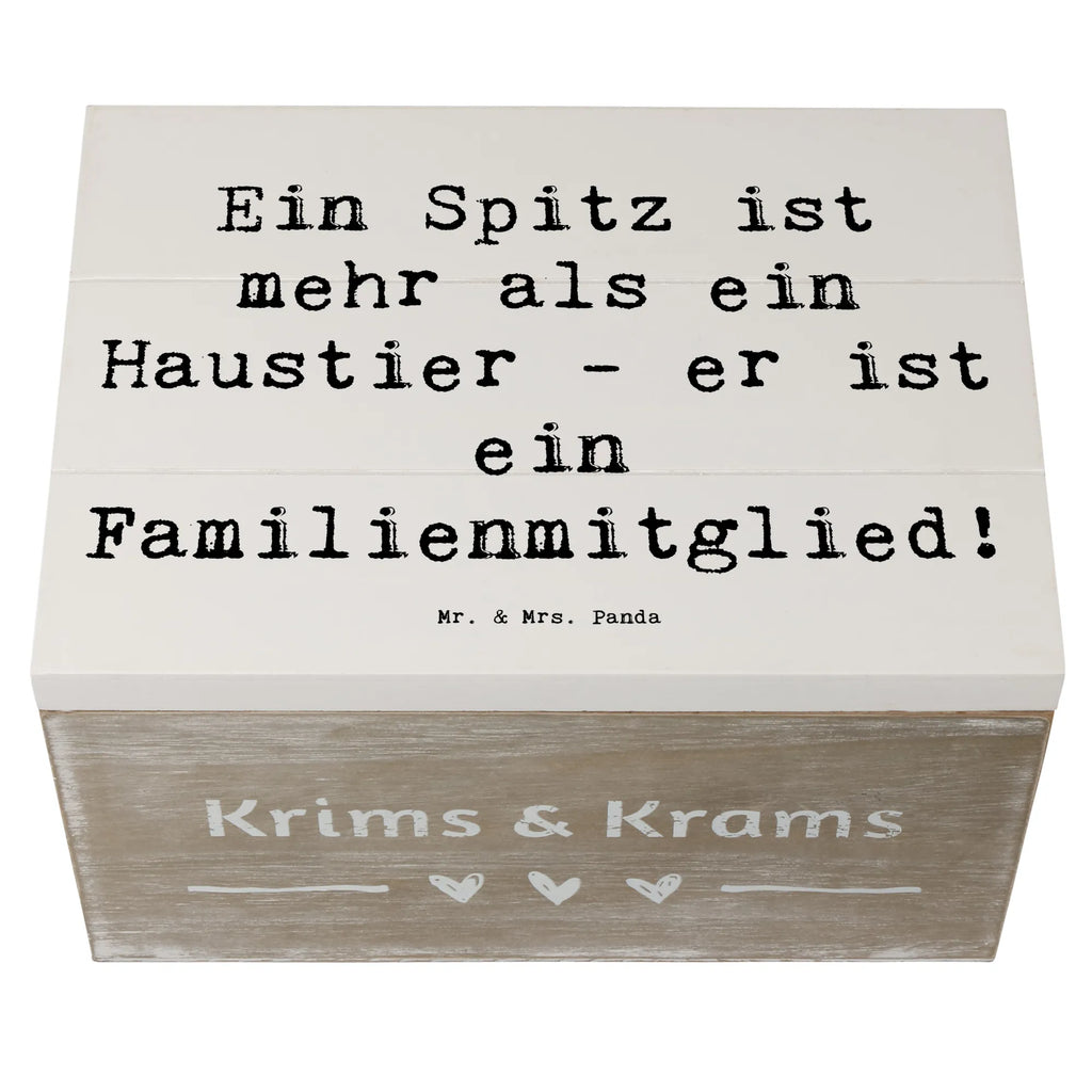 Holzkiste Spruch Spitz Familienmitglied Holzkiste, Kiste, Schatzkiste, Truhe, Schatulle, XXL, Erinnerungsbox, Erinnerungskiste, Dekokiste, Aufbewahrungsbox, Geschenkbox, Geschenkdose, Hund, Hunderasse, Rassehund, Hundebesitzer, Geschenk, Tierfreund, Schenken, Welpe