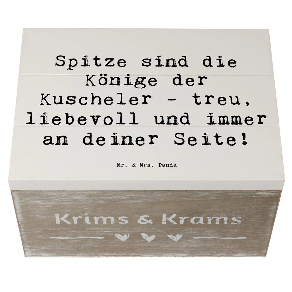 Holzkiste Spruch Spitz König Holzkiste, Kiste, Schatzkiste, Truhe, Schatulle, XXL, Erinnerungsbox, Erinnerungskiste, Dekokiste, Aufbewahrungsbox, Geschenkbox, Geschenkdose, Hund, Hunderasse, Rassehund, Hundebesitzer, Geschenk, Tierfreund, Schenken, Welpe