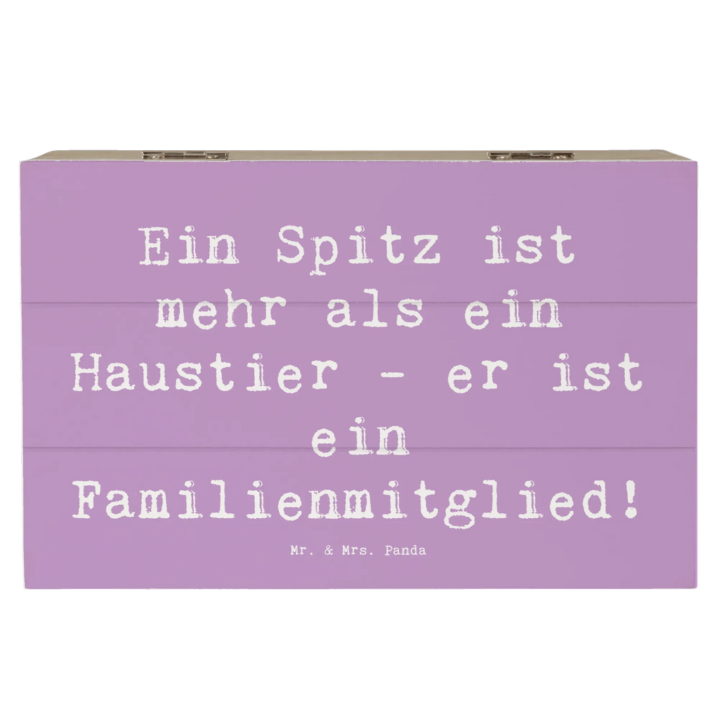 Holzkiste Spruch Spitz Familienmitglied Holzkiste, Kiste, Schatzkiste, Truhe, Schatulle, XXL, Erinnerungsbox, Erinnerungskiste, Dekokiste, Aufbewahrungsbox, Geschenkbox, Geschenkdose, Hund, Hunderasse, Rassehund, Hundebesitzer, Geschenk, Tierfreund, Schenken, Welpe