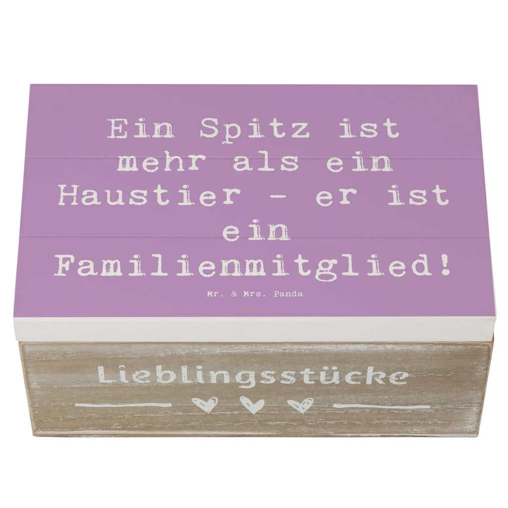 Holzkiste Spruch Spitz Familienmitglied Holzkiste, Kiste, Schatzkiste, Truhe, Schatulle, XXL, Erinnerungsbox, Erinnerungskiste, Dekokiste, Aufbewahrungsbox, Geschenkbox, Geschenkdose, Hund, Hunderasse, Rassehund, Hundebesitzer, Geschenk, Tierfreund, Schenken, Welpe