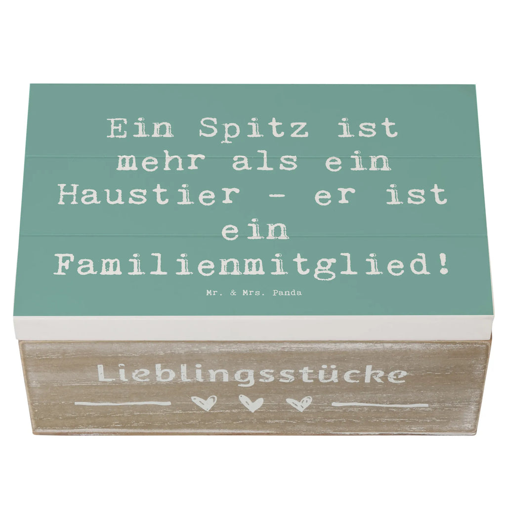 Holzkiste Spruch Spitz Familienmitglied Holzkiste, Kiste, Schatzkiste, Truhe, Schatulle, XXL, Erinnerungsbox, Erinnerungskiste, Dekokiste, Aufbewahrungsbox, Geschenkbox, Geschenkdose, Hund, Hunderasse, Rassehund, Hundebesitzer, Geschenk, Tierfreund, Schenken, Welpe