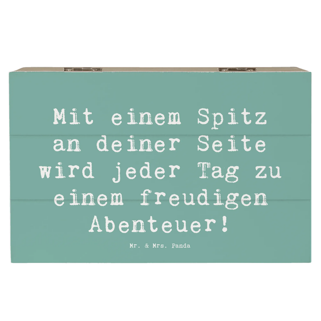 Holzkiste Spruch Freudiger Spitz Holzkiste, Kiste, Schatzkiste, Truhe, Schatulle, XXL, Erinnerungsbox, Erinnerungskiste, Dekokiste, Aufbewahrungsbox, Geschenkbox, Geschenkdose, Hund, Hunderasse, Rassehund, Hundebesitzer, Geschenk, Tierfreund, Schenken, Welpe