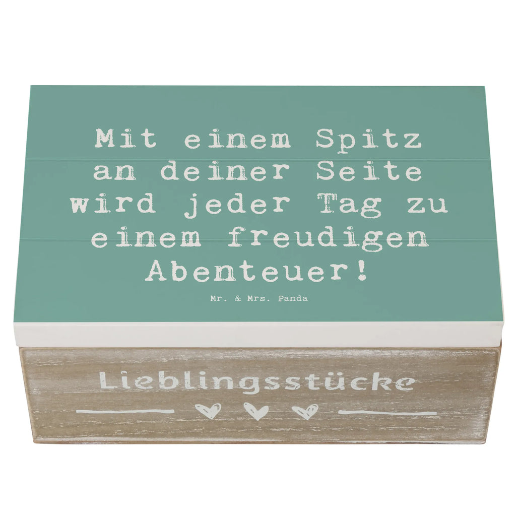 Holzkiste Spruch Freudiger Spitz Holzkiste, Kiste, Schatzkiste, Truhe, Schatulle, XXL, Erinnerungsbox, Erinnerungskiste, Dekokiste, Aufbewahrungsbox, Geschenkbox, Geschenkdose, Hund, Hunderasse, Rassehund, Hundebesitzer, Geschenk, Tierfreund, Schenken, Welpe