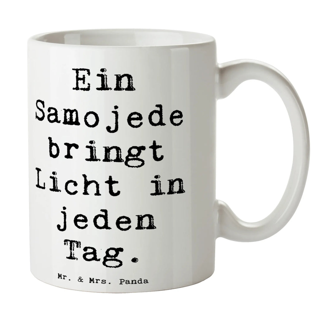 Tasse Spruch Samojede Licht Tasse, Kaffeetasse, Teetasse, Becher, Kaffeebecher, Teebecher, Keramiktasse, Porzellantasse, Büro Tasse, Geschenk Tasse, Tasse Sprüche, Tasse Motive, Kaffeetassen, Tasse bedrucken, Designer Tasse, Cappuccino Tassen, Schöne Teetassen, Hund, Hunderasse, Rassehund, Hundebesitzer, Geschenk, Tierfreund, Schenken, Welpe