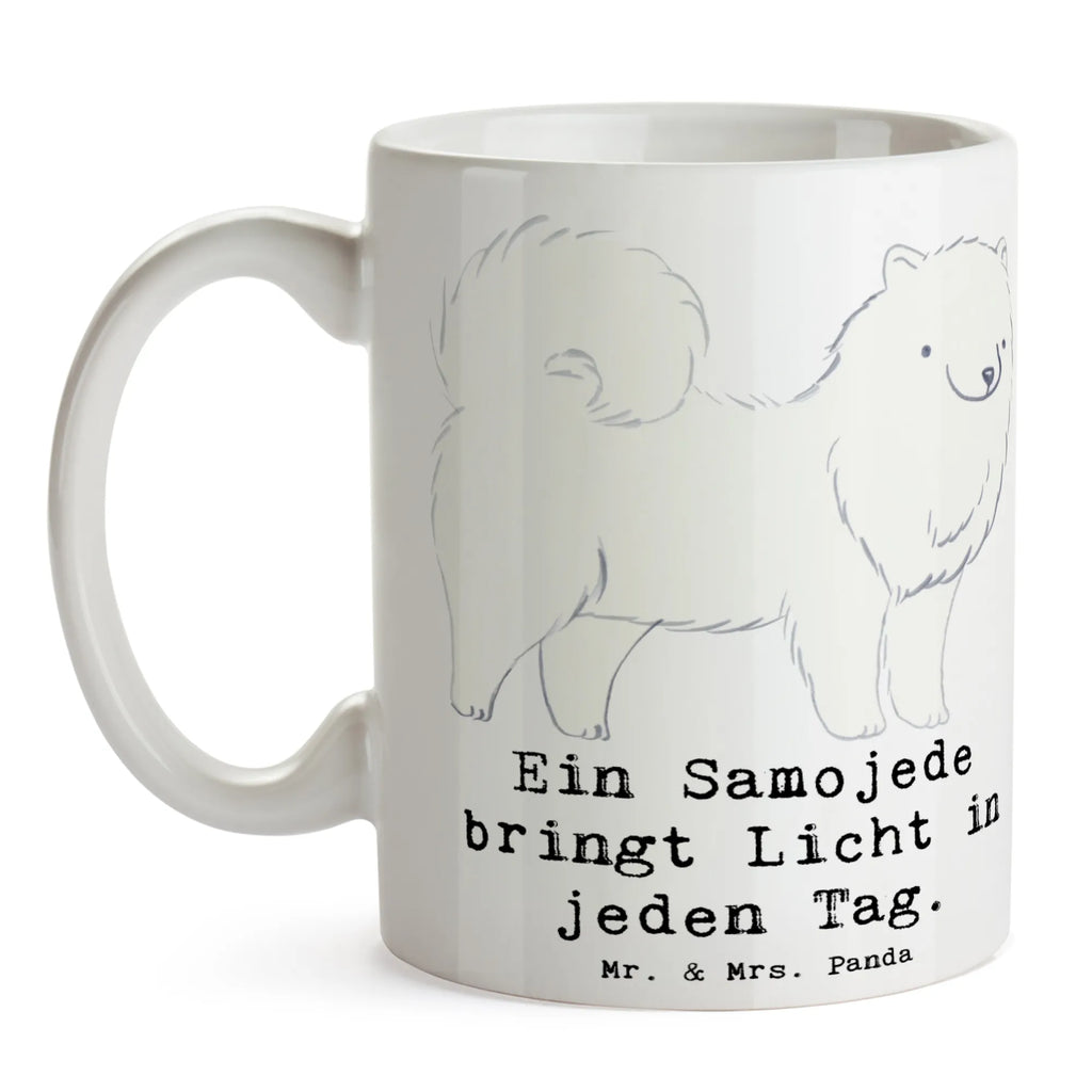 Tasse Samojede Licht Tasse, Kaffeetasse, Teetasse, Becher, Kaffeebecher, Teebecher, Keramiktasse, Porzellantasse, Büro Tasse, Geschenk Tasse, Tasse Sprüche, Tasse Motive, Kaffeetassen, Tasse bedrucken, Designer Tasse, Cappuccino Tassen, Schöne Teetassen, Hund, Hunderasse, Rassehund, Hundebesitzer, Geschenk, Tierfreund, Schenken, Welpe