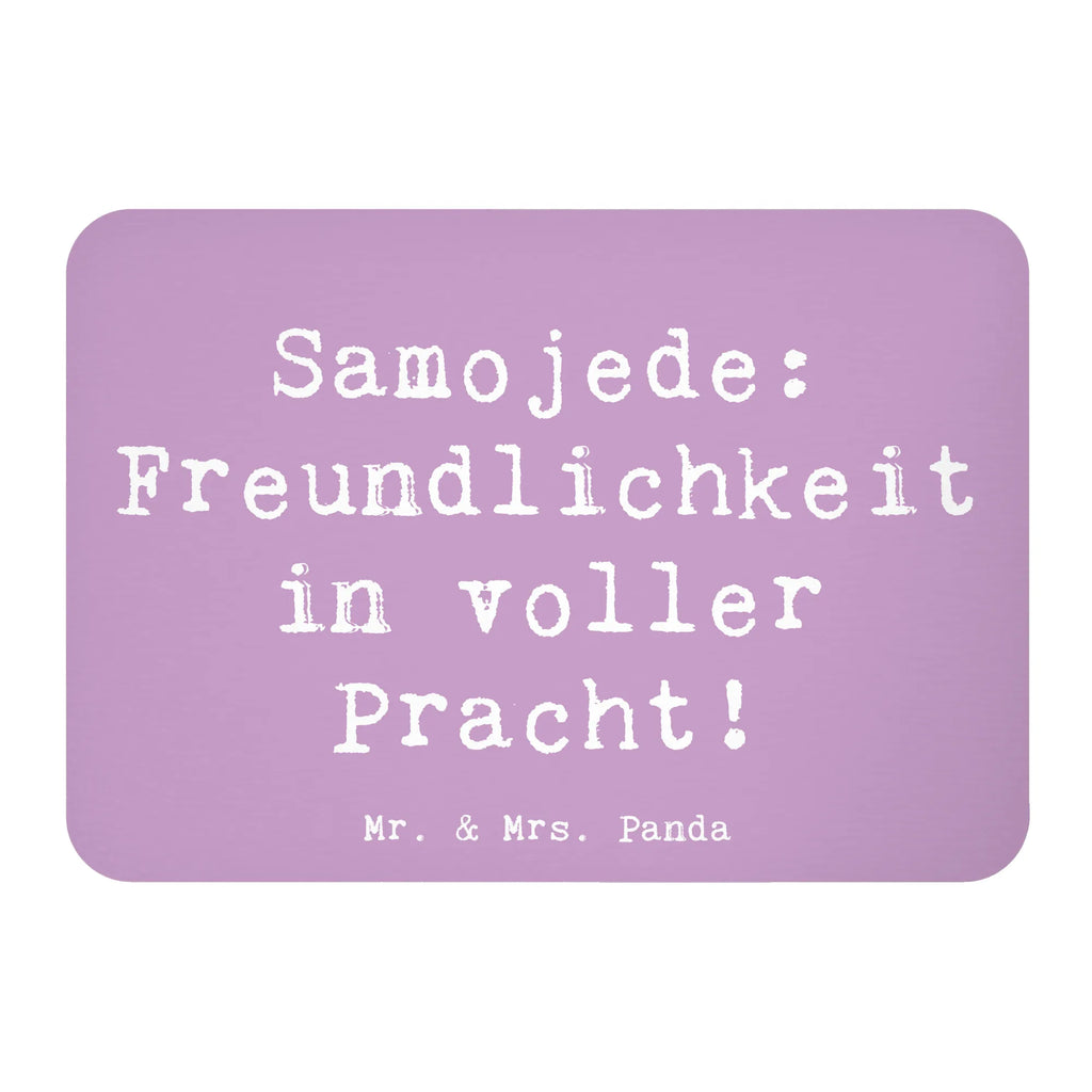 Magnet Spruch Samojede Freundlichkeit Kühlschrankmagnet, Pinnwandmagnet, Souvenir Magnet, Motivmagnete, Dekomagnet, Whiteboard Magnet, Notiz Magnet, Kühlschrank Dekoration, Hund, Hunderasse, Rassehund, Hundebesitzer, Geschenk, Tierfreund, Schenken, Welpe