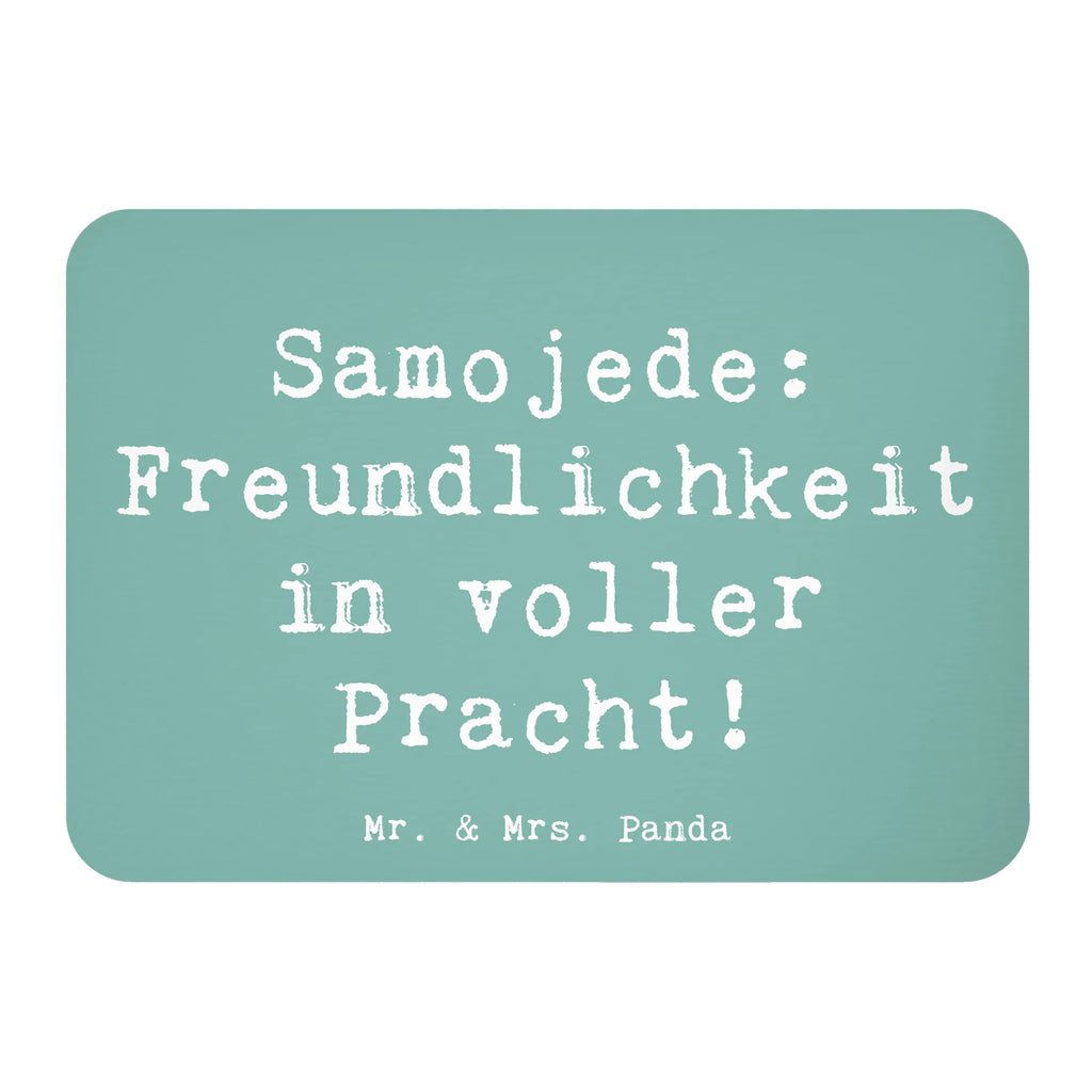 Magnet Spruch Samojede Freundlichkeit Kühlschrankmagnet, Pinnwandmagnet, Souvenir Magnet, Motivmagnete, Dekomagnet, Whiteboard Magnet, Notiz Magnet, Kühlschrank Dekoration, Hund, Hunderasse, Rassehund, Hundebesitzer, Geschenk, Tierfreund, Schenken, Welpe