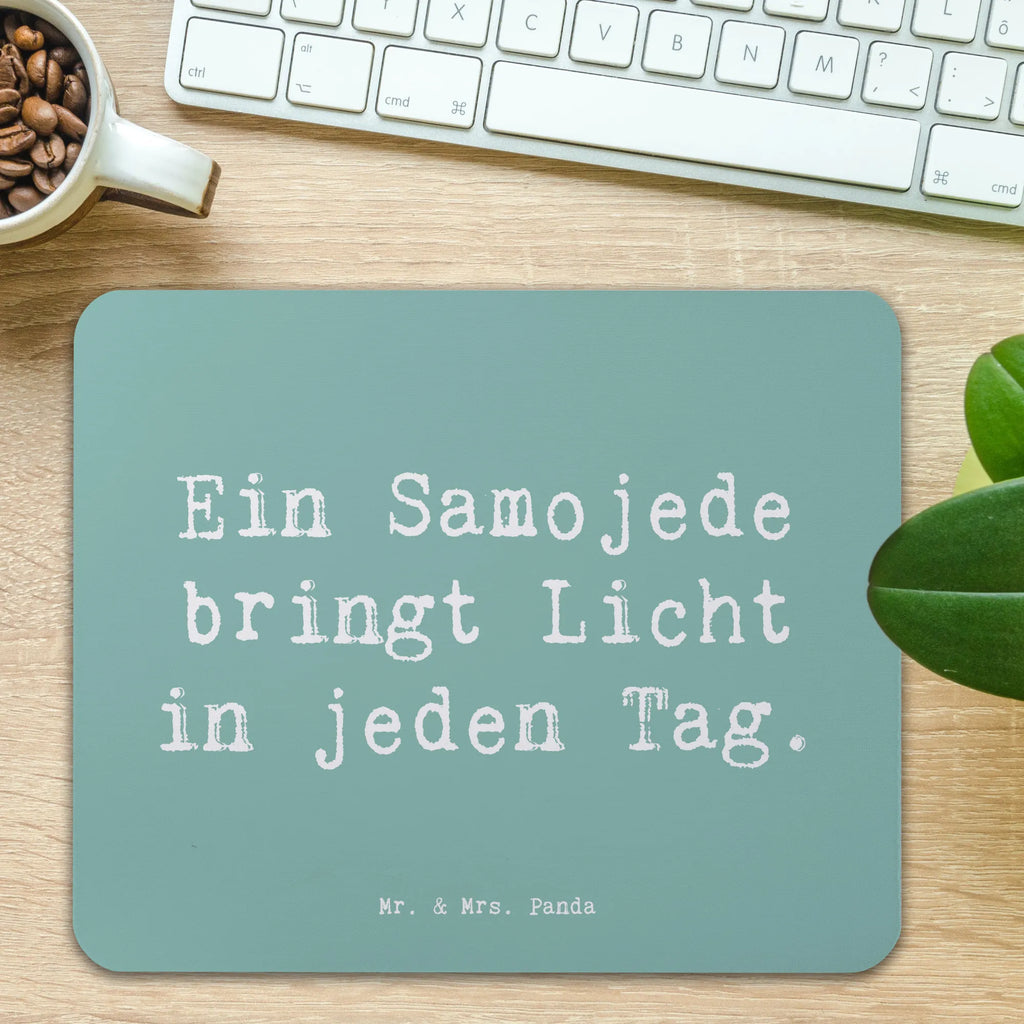 Mauspad Spruch Samojede Licht Mousepad, Computer zubehör, Büroausstattung, PC Zubehör, Arbeitszimmer, Mauspad, Einzigartiges Mauspad, Designer Mauspad, Mausunterlage, Mauspad Büro, Hund, Hunderasse, Rassehund, Hundebesitzer, Geschenk, Tierfreund, Schenken, Welpe