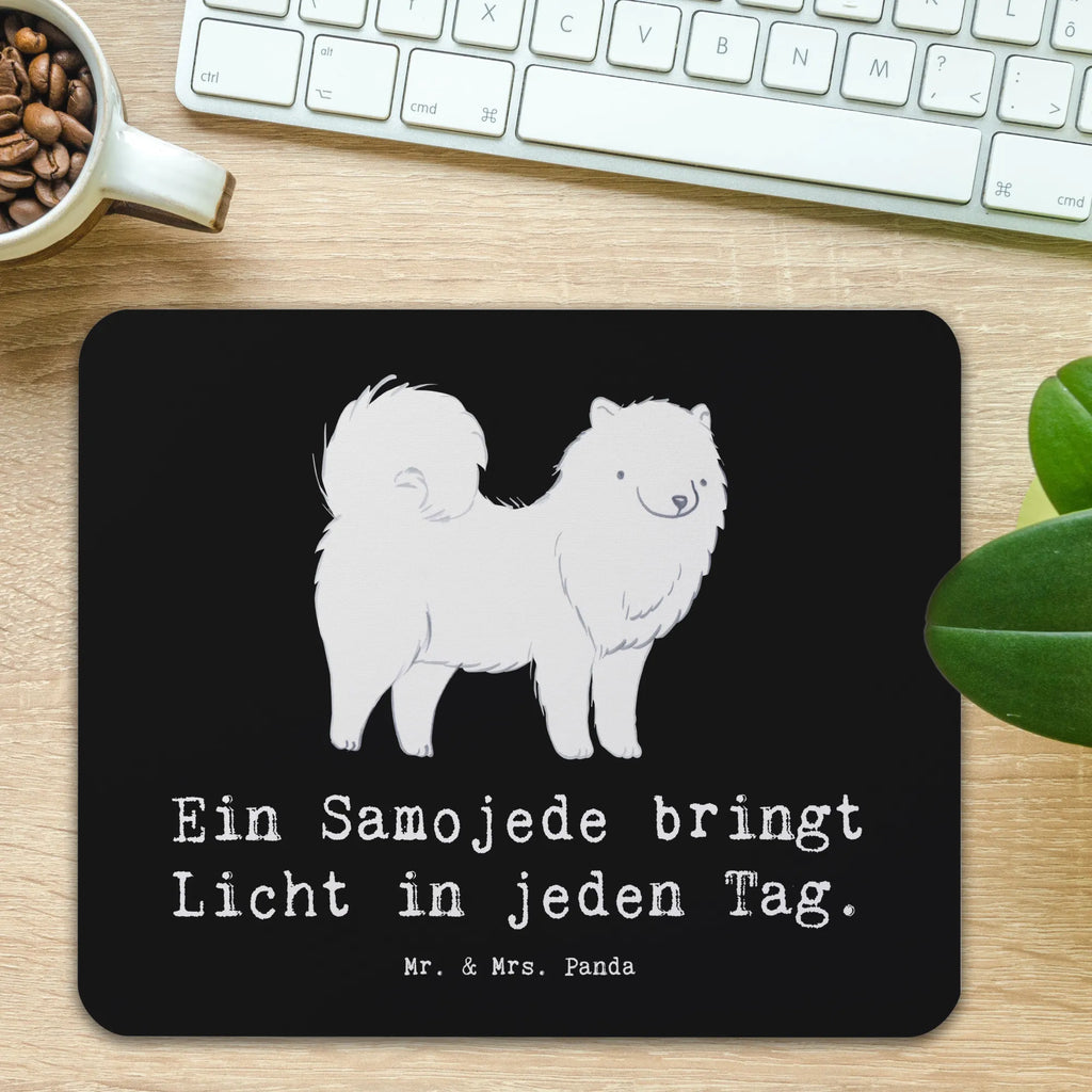 Mauspad Samojede Licht Mousepad, Computer zubehör, Büroausstattung, PC Zubehör, Arbeitszimmer, Mauspad, Einzigartiges Mauspad, Designer Mauspad, Mausunterlage, Mauspad Büro, Hund, Hunderasse, Rassehund, Hundebesitzer, Geschenk, Tierfreund, Schenken, Welpe