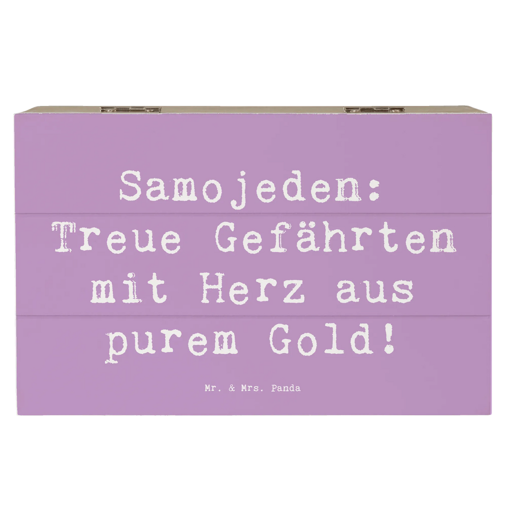 Holzkiste Spruch Samojede Herz Holzkiste, Kiste, Schatzkiste, Truhe, Schatulle, XXL, Erinnerungsbox, Erinnerungskiste, Dekokiste, Aufbewahrungsbox, Geschenkbox, Geschenkdose, Hund, Hunderasse, Rassehund, Hundebesitzer, Geschenk, Tierfreund, Schenken, Welpe