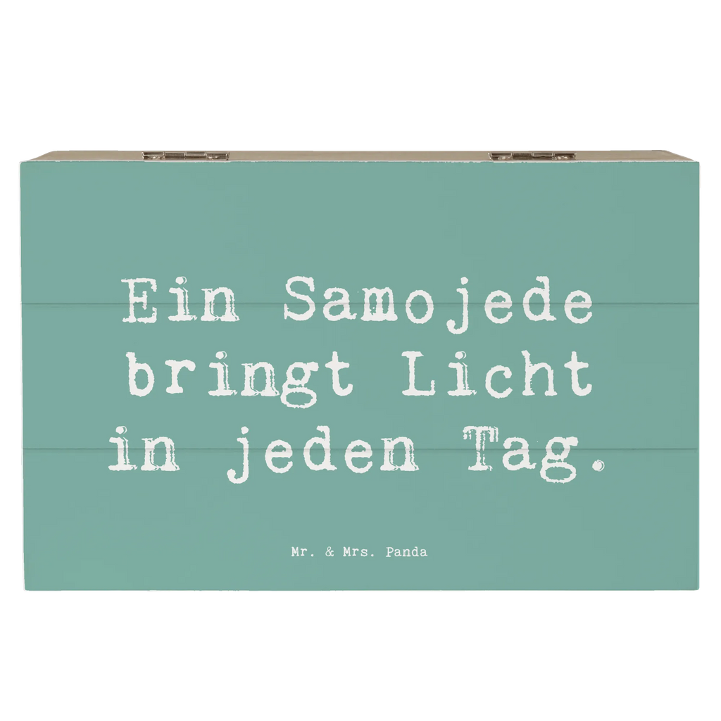 Holzkiste Spruch Samojede Licht Holzkiste, Kiste, Schatzkiste, Truhe, Schatulle, XXL, Erinnerungsbox, Erinnerungskiste, Dekokiste, Aufbewahrungsbox, Geschenkbox, Geschenkdose, Hund, Hunderasse, Rassehund, Hundebesitzer, Geschenk, Tierfreund, Schenken, Welpe