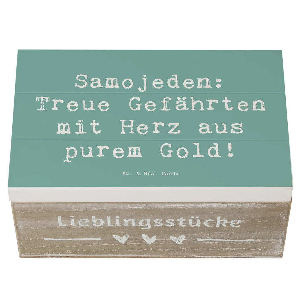 Holzkiste Spruch Samojede Herz Holzkiste, Kiste, Schatzkiste, Truhe, Schatulle, XXL, Erinnerungsbox, Erinnerungskiste, Dekokiste, Aufbewahrungsbox, Geschenkbox, Geschenkdose, Hund, Hunderasse, Rassehund, Hundebesitzer, Geschenk, Tierfreund, Schenken, Welpe