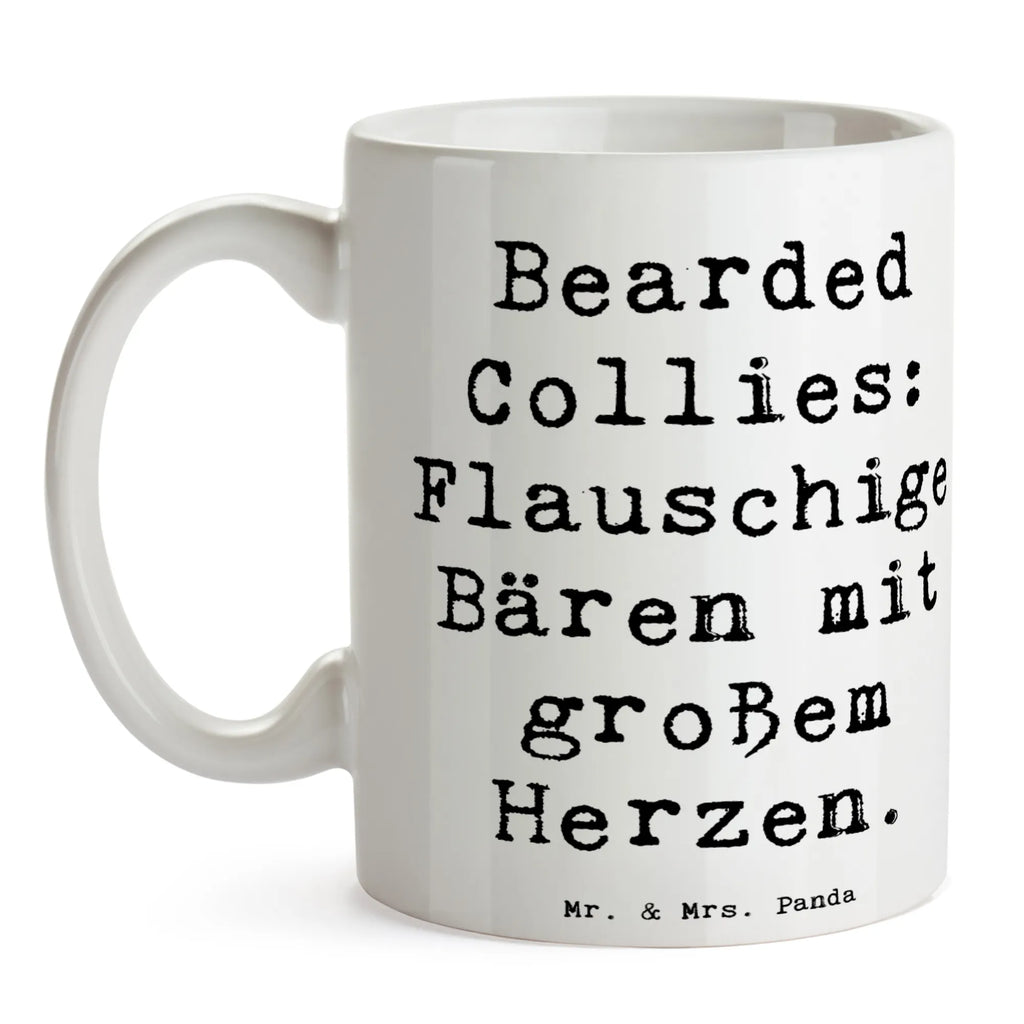 Tasse Spruch Bearded Collie Bärenherz Tasse, Kaffeetasse, Teetasse, Becher, Kaffeebecher, Teebecher, Keramiktasse, Porzellantasse, Büro Tasse, Geschenk Tasse, Tasse Sprüche, Tasse Motive, Kaffeetassen, Tasse bedrucken, Designer Tasse, Cappuccino Tassen, Schöne Teetassen, Hund, Hunderasse, Rassehund, Hundebesitzer, Geschenk, Tierfreund, Schenken, Welpe